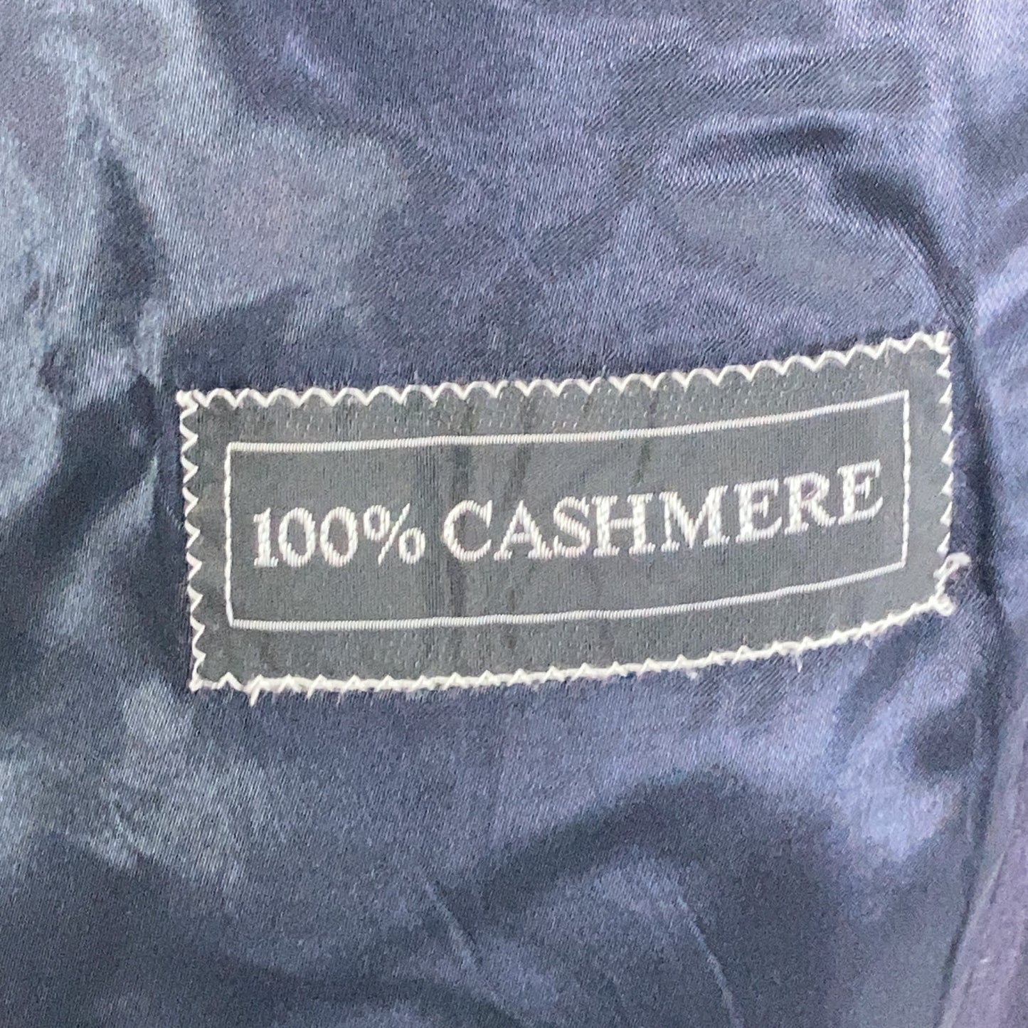 Harrods ハロッズ 【Berwin】ネイビー カシミヤ100 ロングコート コート