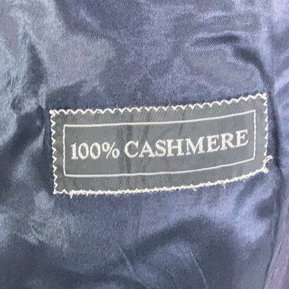 Harrods ハロッズ 【Berwin】ネイビー カシミヤ100 ロングコート コート