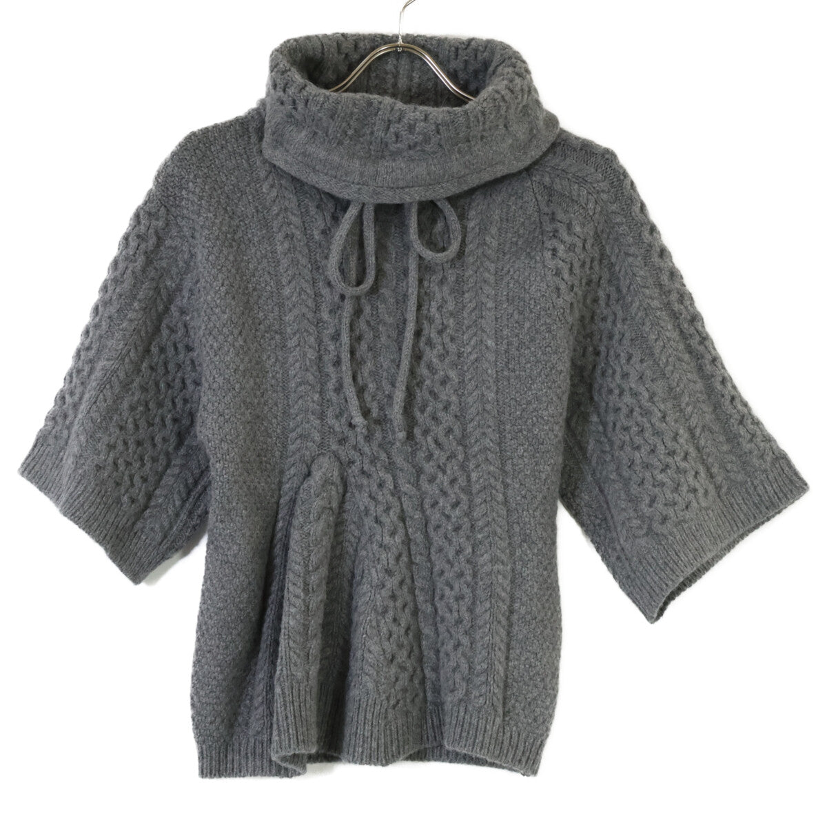 STELLA McCARTNEY 斯特拉·麦卡特尼 灰色 540596 羊毛高领针织衫 上衣 38
