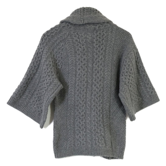 STELLA McCARTNEY ステラマッカートニー ｸﾞﾚｰ 540596 ｳｰﾙ ﾊｲﾈｯﾄﾆｯﾄ トップス 38