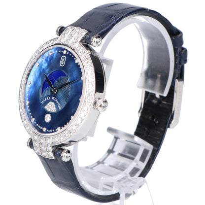 HARRY WINSTON ハリーウィンストン 【磨き済み】PRNQMP36WW002プルミエール ムーンフェイズ 36mm Au750 腕時計