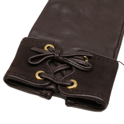 HERMES エルメス 【美品】ラムレザー グローブ