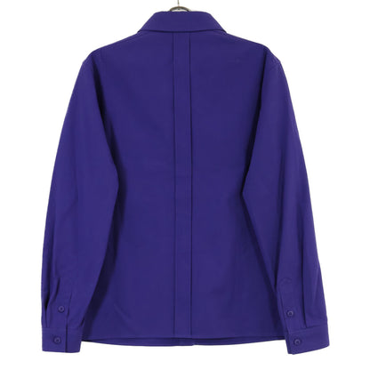 SAINT LAURENT PARIS サンローランパリ 21年 パープル 679891 ミリタリーシャツジャケット ジャケット