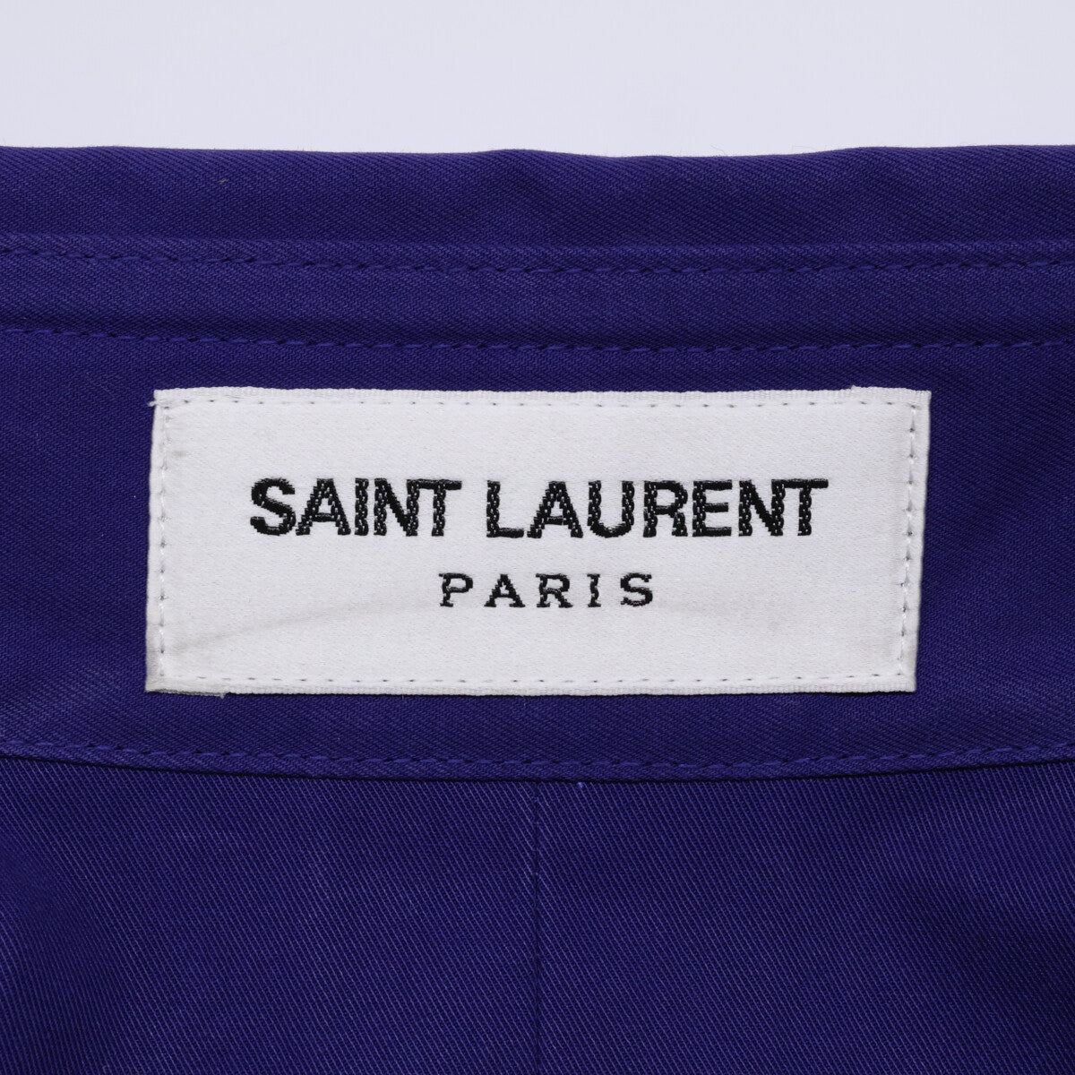 SAINT LAURENT PARIS サンローランパリ 21年 パープル 679891 ミリタリーシャツジャケット ジャケット