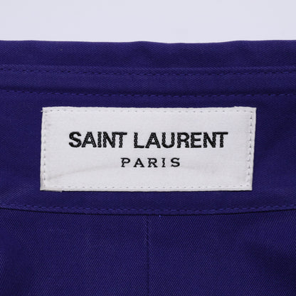 SAINT LAURENT PARIS サンローランパリ 21年 パープル 679891 ミリタリーシャツジャケット ジャケット