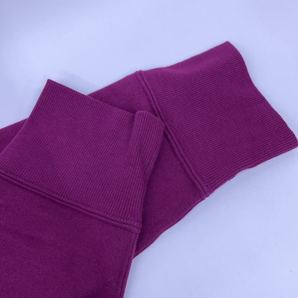 SAINT LAURENT PARIS 23' Purple Logo Embroidered Pullover Hoodie