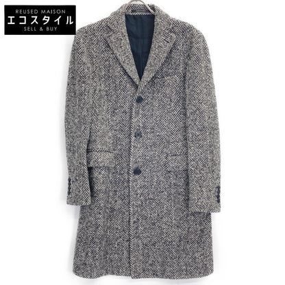 TAGLIATORE Tagliatore CFBL13B Herringbone Chester Coat
