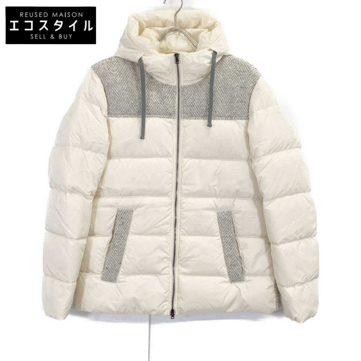HERNO ヘルノ White PI0804U GLOBE Down Jacket Jacket
