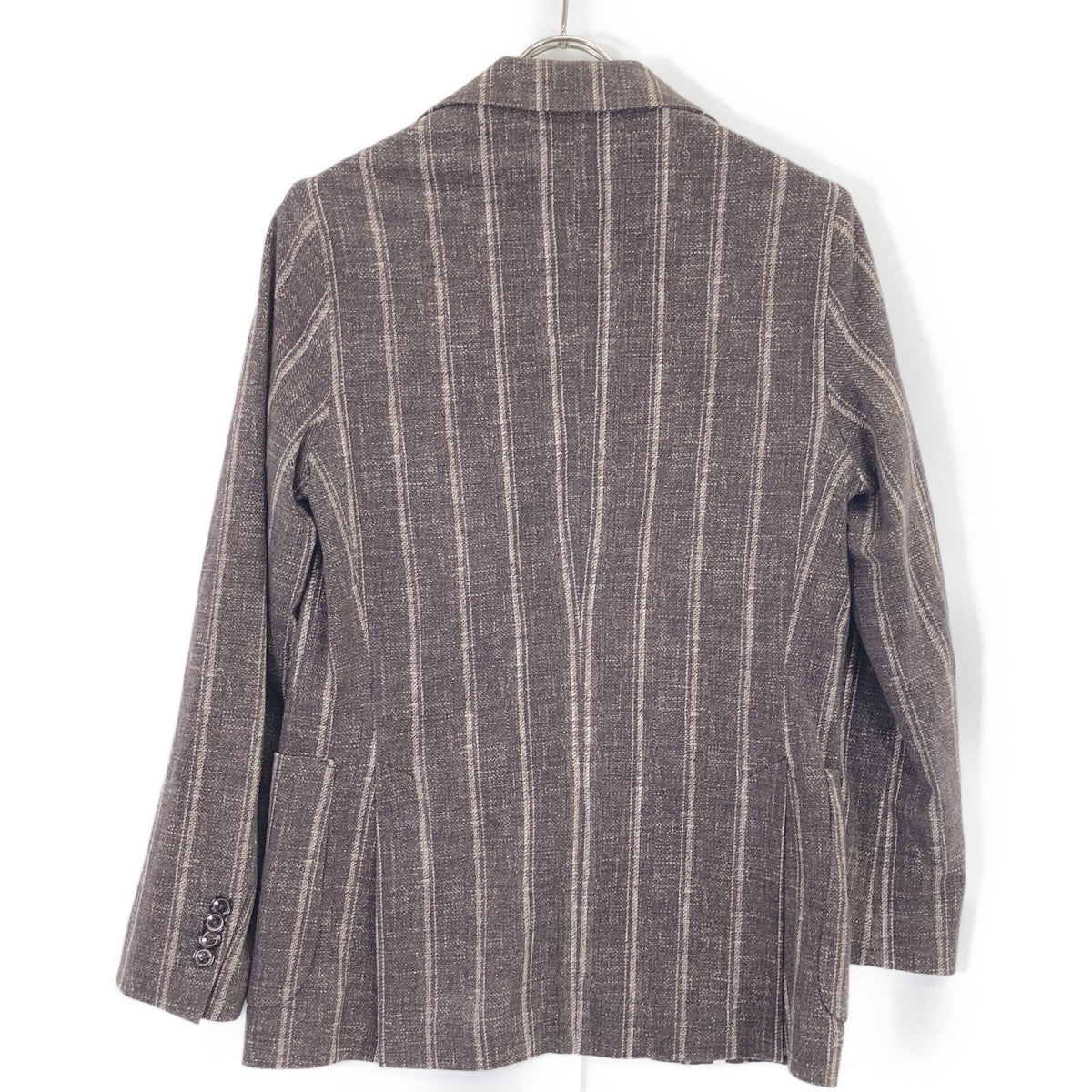 CIRCOLO1901 Circolo 1901 Brown Striped Twin Stripe Jacket