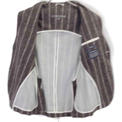 CIRCOLO1901 Circolo 1901 Brown Striped Twin Stripe Jacket