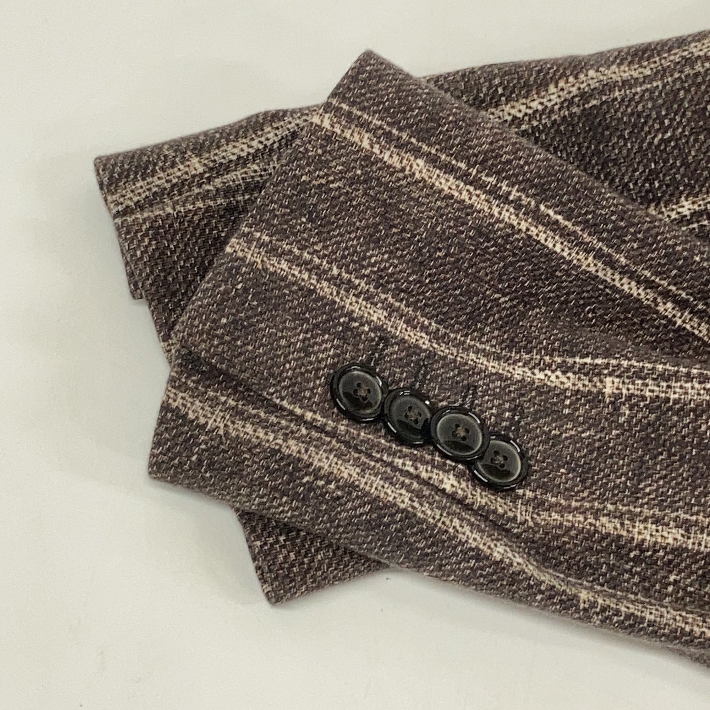 CIRCOLO1901 Circolo 1901 Brown Striped Twin Stripe Jacket