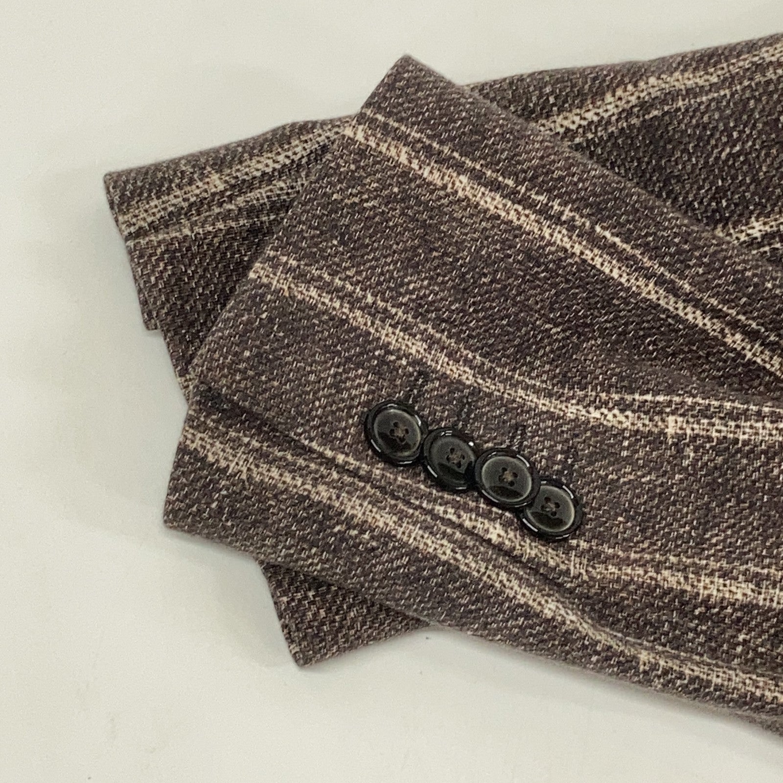 CIRCOLO1901 Circolo 1901 Brown Striped Twin Stripe Jacket