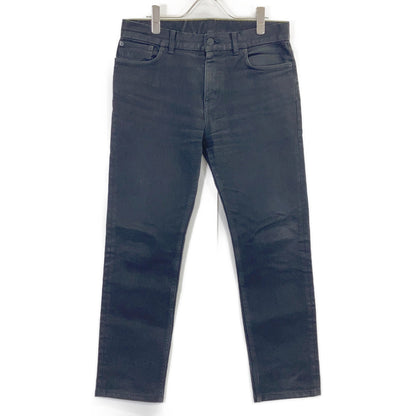 LOUIS VUITTON Black Monogram Patch Denim Pants Bottoms