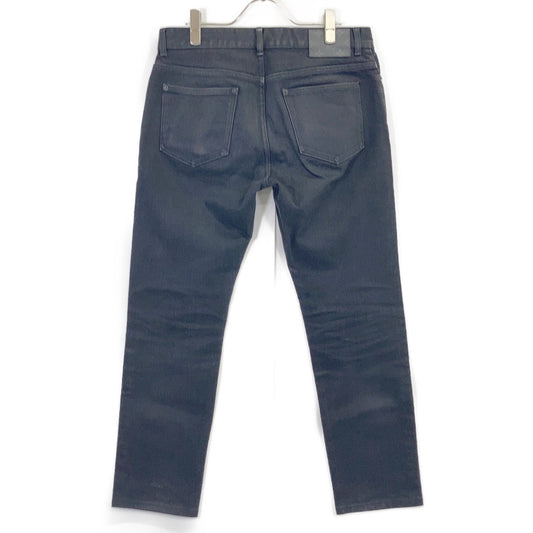 LOUIS VUITTON Black Monogram Patch Denim Pants Bottoms