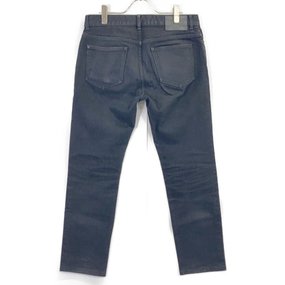 LOUIS VUITTON Black Monogram Patch Denim Pants Bottoms
