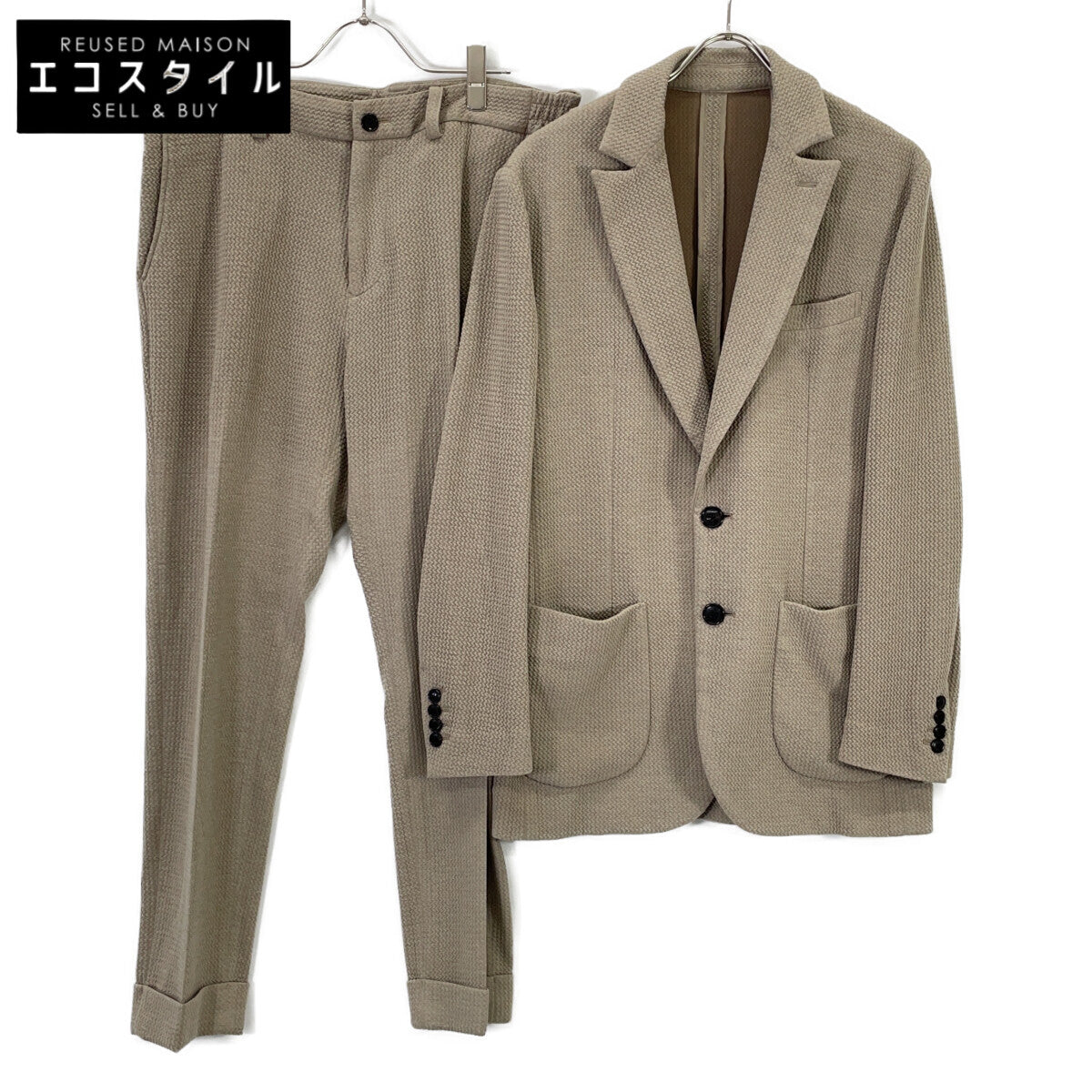 1piu1uguale3 ウノピゥウノウグァーレトレ MRB702/MRP646 ﾍﾞｰｼﾞｭ ｱﾝｺﾝｼﾞｬｹｯﾄ･ﾊﾟﾝﾂ ｾｯﾄｱｯﾌﾟ 4