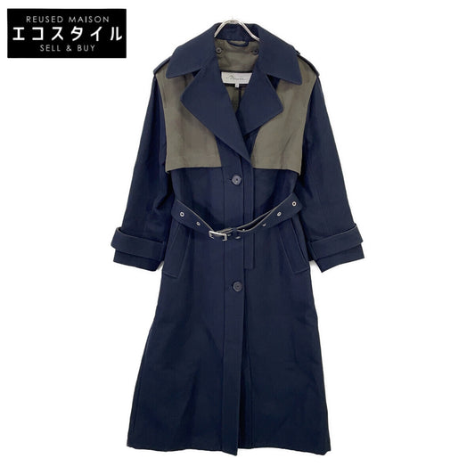 3.1 Phillip Lim 3.1 Phillip Lim P232-80001CLO 海军蓝×卡其色 拼色 风衣 外套 XS
