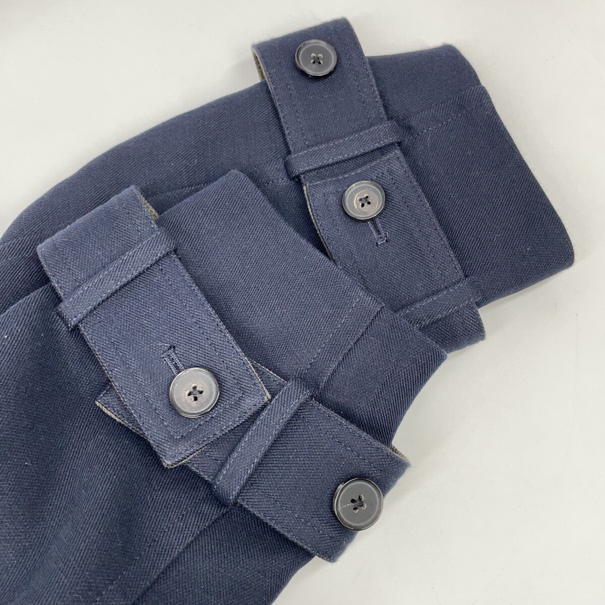 3.1 Phillip lim スリーワンフィリップリム P232-80001CLO Navy×Khaki Color-Block Trench Coat Coat