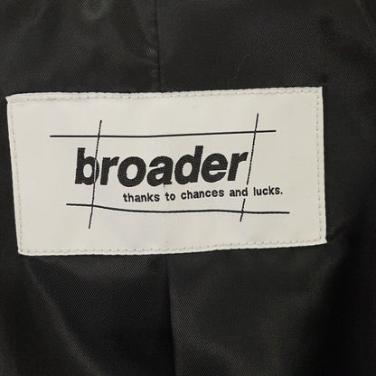 broader BRD-032 BRD 基本款 皮夹克 复古黑 夹克 MAX