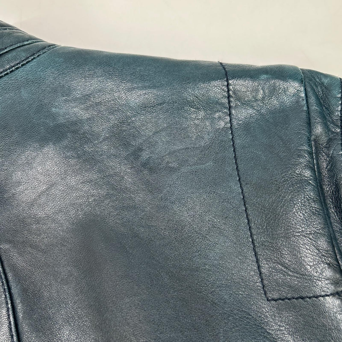 LEVI'S Levi's 【MADE&CRAFTED】548494 Indigo-Dyed Lamb Leather Jacket Jacket