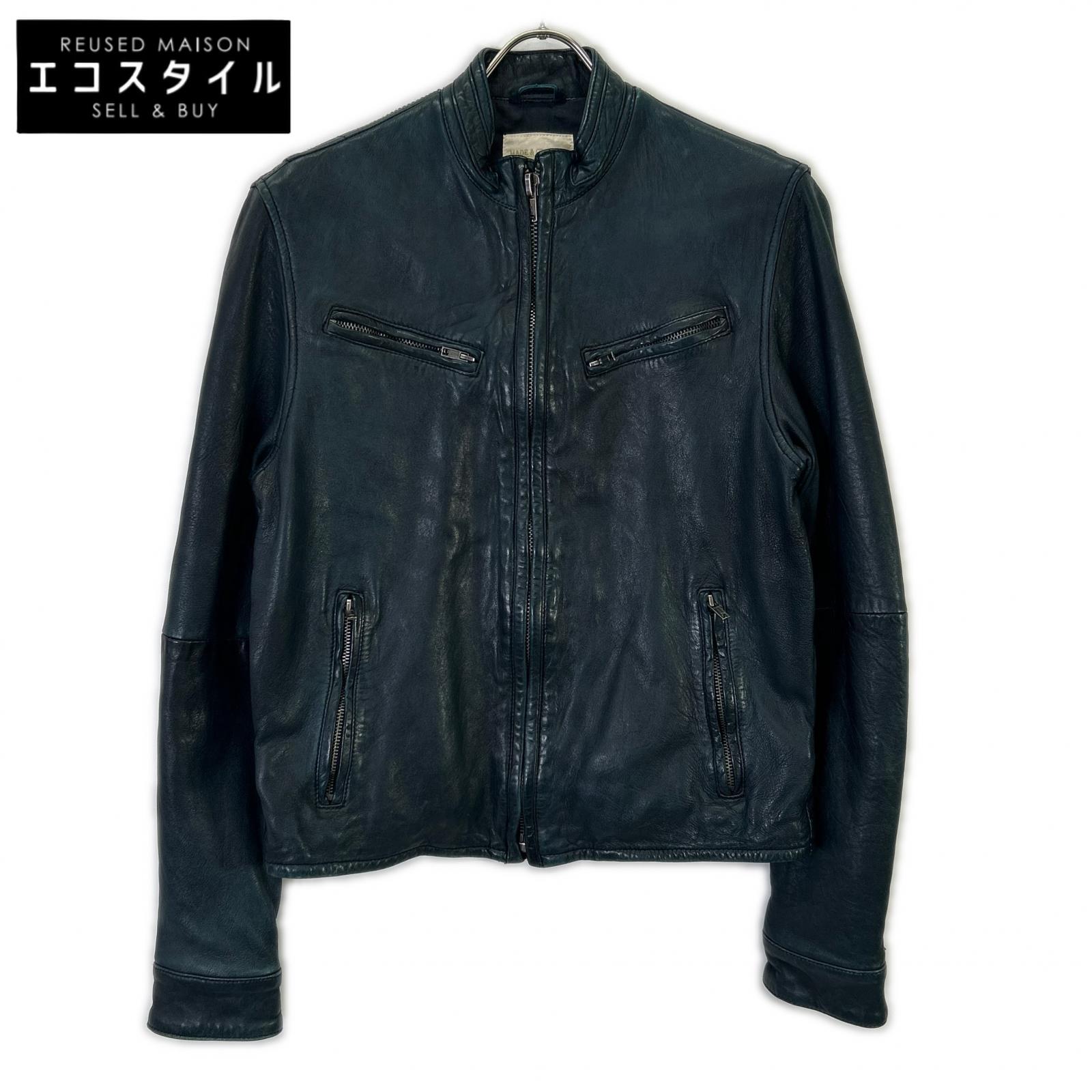 LEVI'S リーバイス 【MADE&CRAFTED】548494 インディゴ染め ラムレザージャケット ジャケット