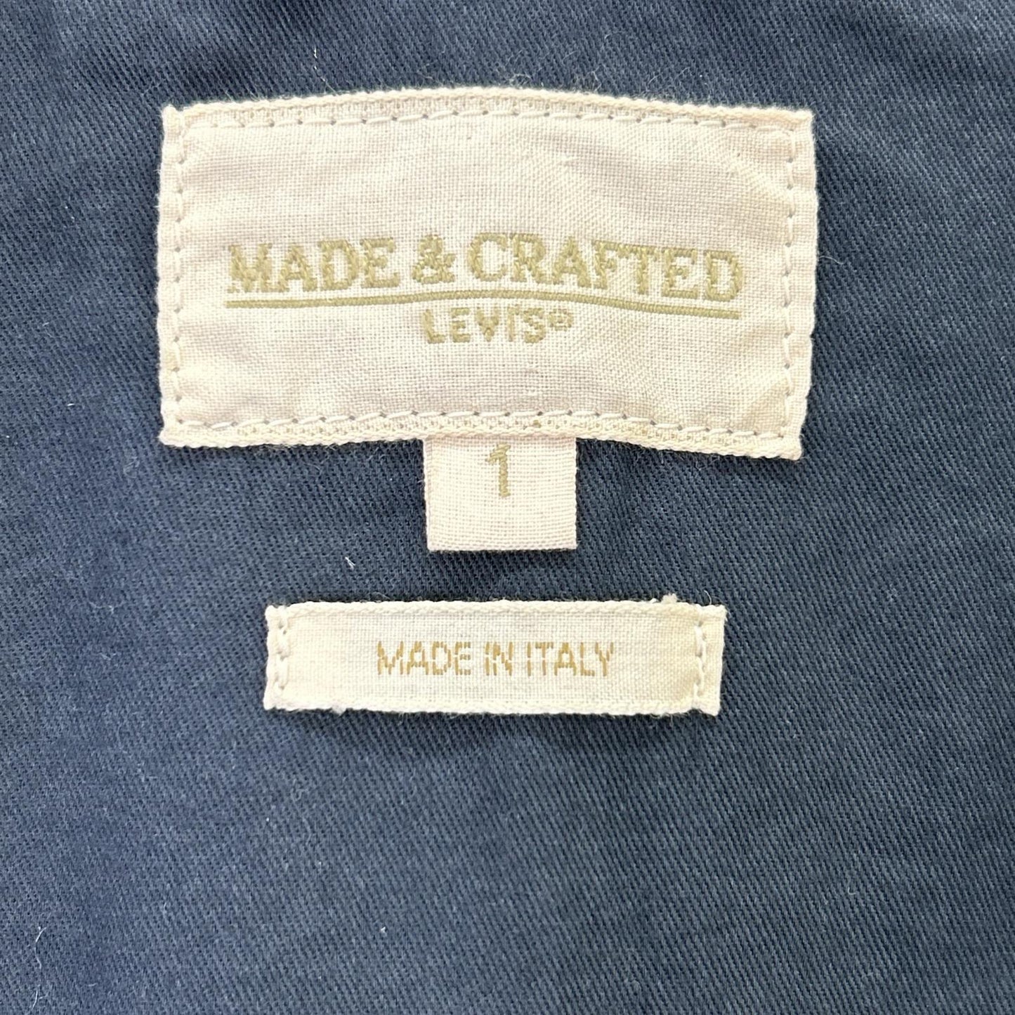 LEVI'S リーバイス 【MADE&CRAFTED】548494 インディゴ染め ラムレザージャケット ジャケット