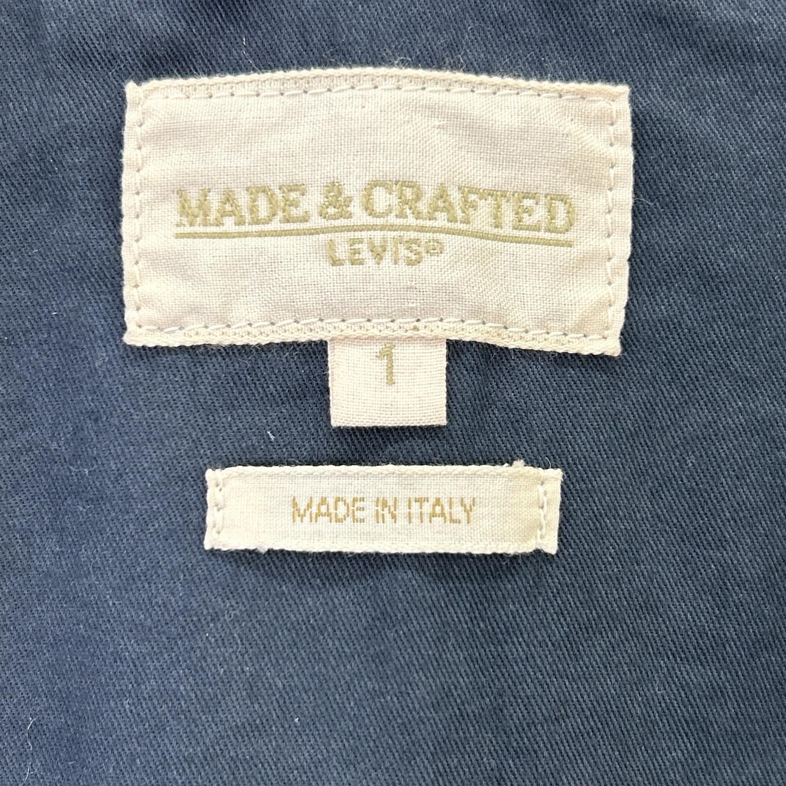 LEVI'S リーバイス 【MADE&CRAFTED】548494 インディゴ染め ラムレザージャケット ジャケット