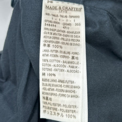 LEVI'S リーバイス 【MADE&CRAFTED】548494 インディゴ染め ラムレザージャケット ジャケット