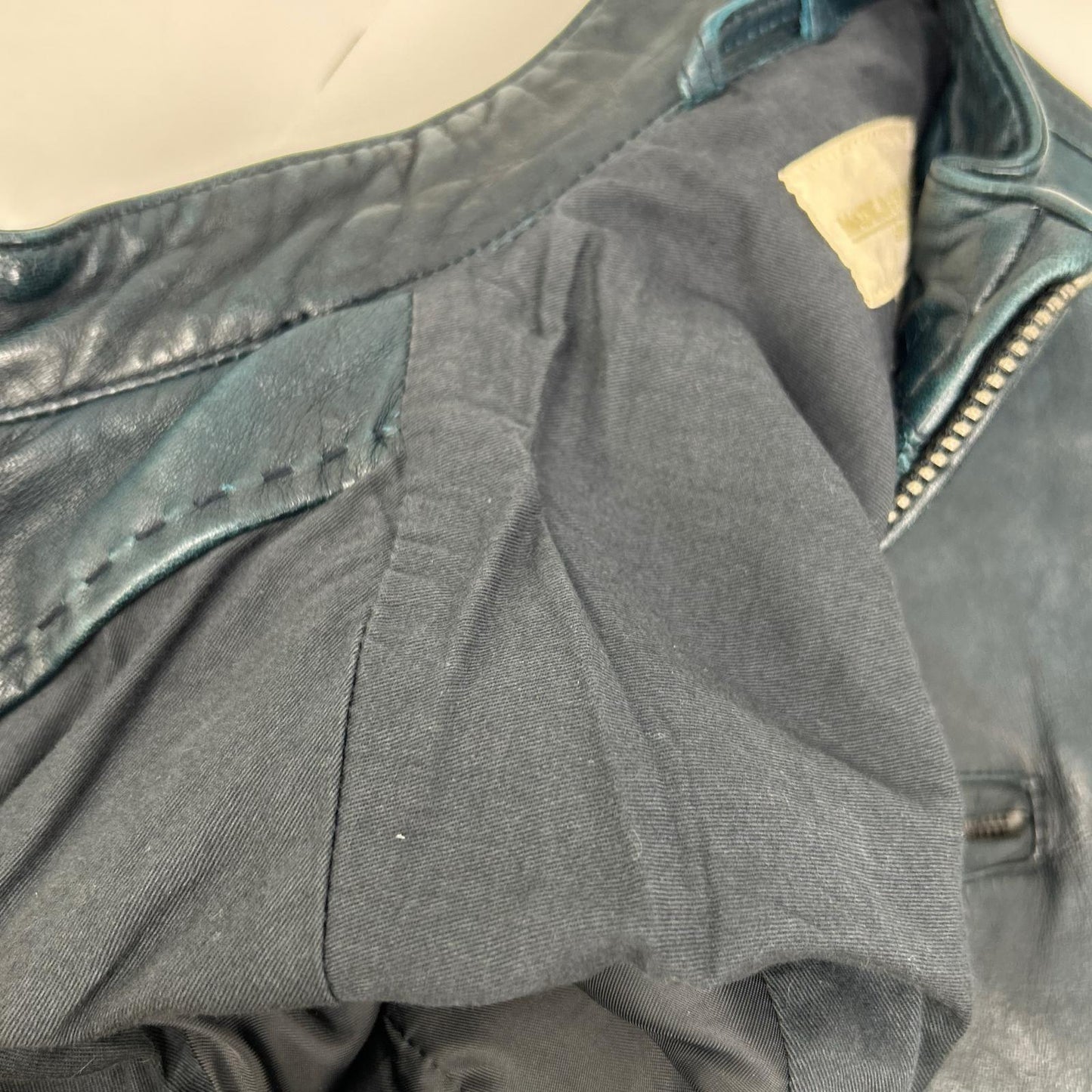 LEVI'S リーバイス 【MADE&CRAFTED】548494 インディゴ染め ラムレザージャケット ジャケット