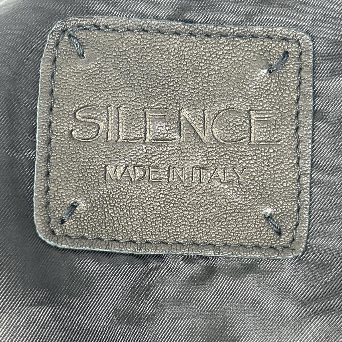 SILENCE サイレンス 3931 ブラックゴートレザー シングルライダース ジャケット