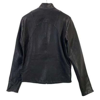 DENHAM デンハム 01-21-01-25-121 DRIFTER ブラック ラムレザー シングルライダース ジャケット