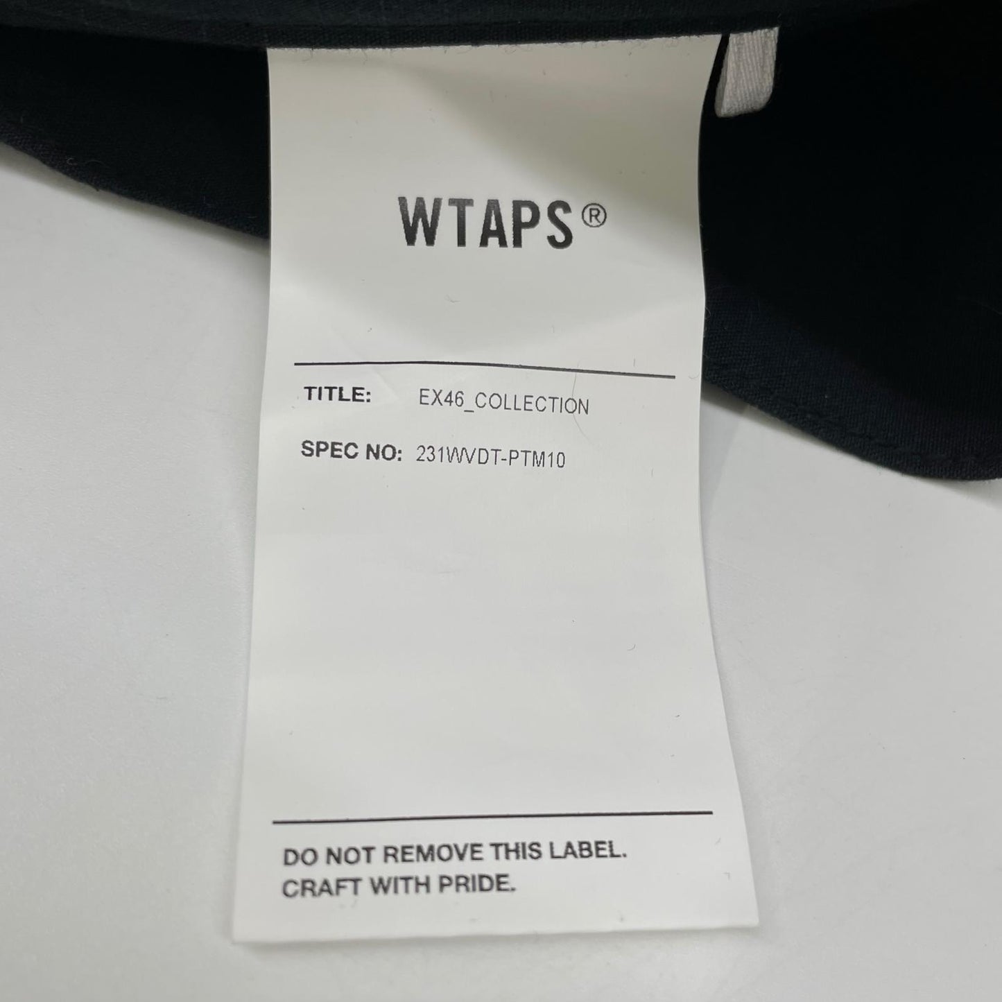 WTAPS 双刀 231WVDT-PTM10 黑色 军事短裤 下装 01