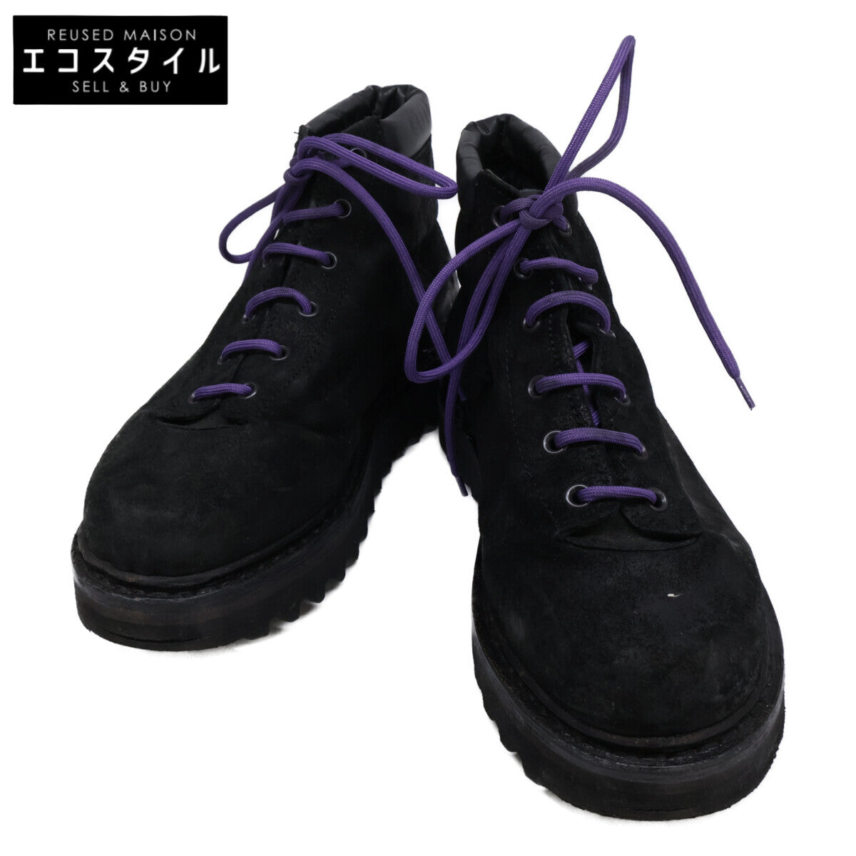 needles ニードルズ 【美品】WAXED SUEDE MOUNTAIN BOOT ワックススエード マウンテンブーツ シューズ