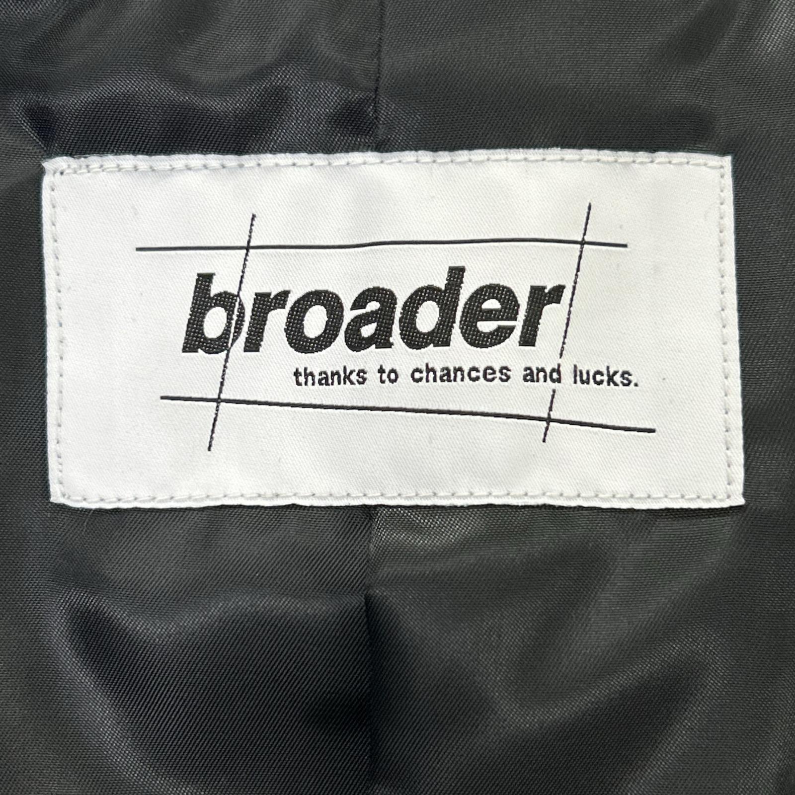broader ブローダー BRD-032 BRD ﾍﾞｰｼｯｸ ﾗｲﾀﾞｰｽｼﾞｬｹｯﾄ ジャケット MAX