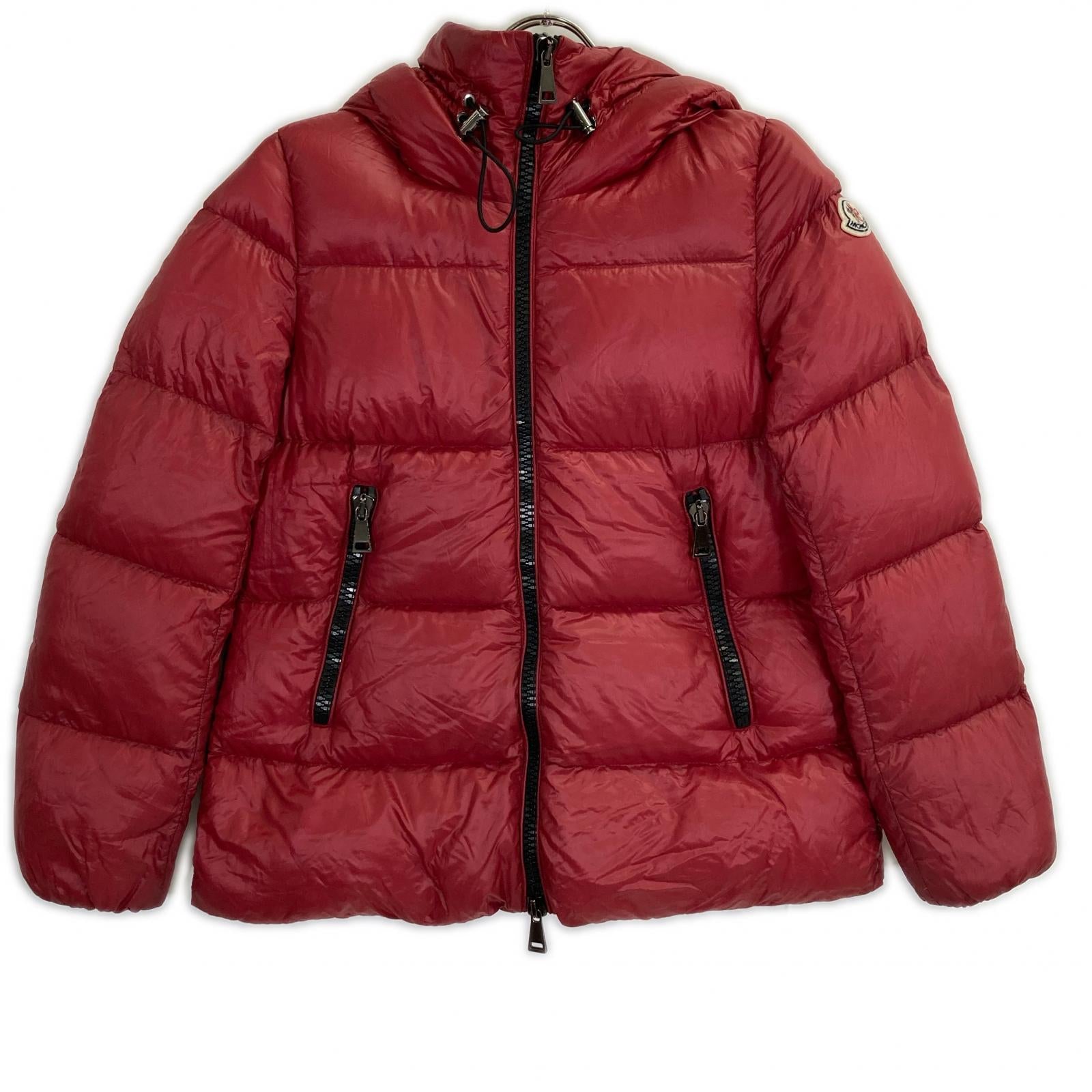 MONCLER モンクレール SERITTE セリッテ レッド フーディショートダウンジャケット ジャケット