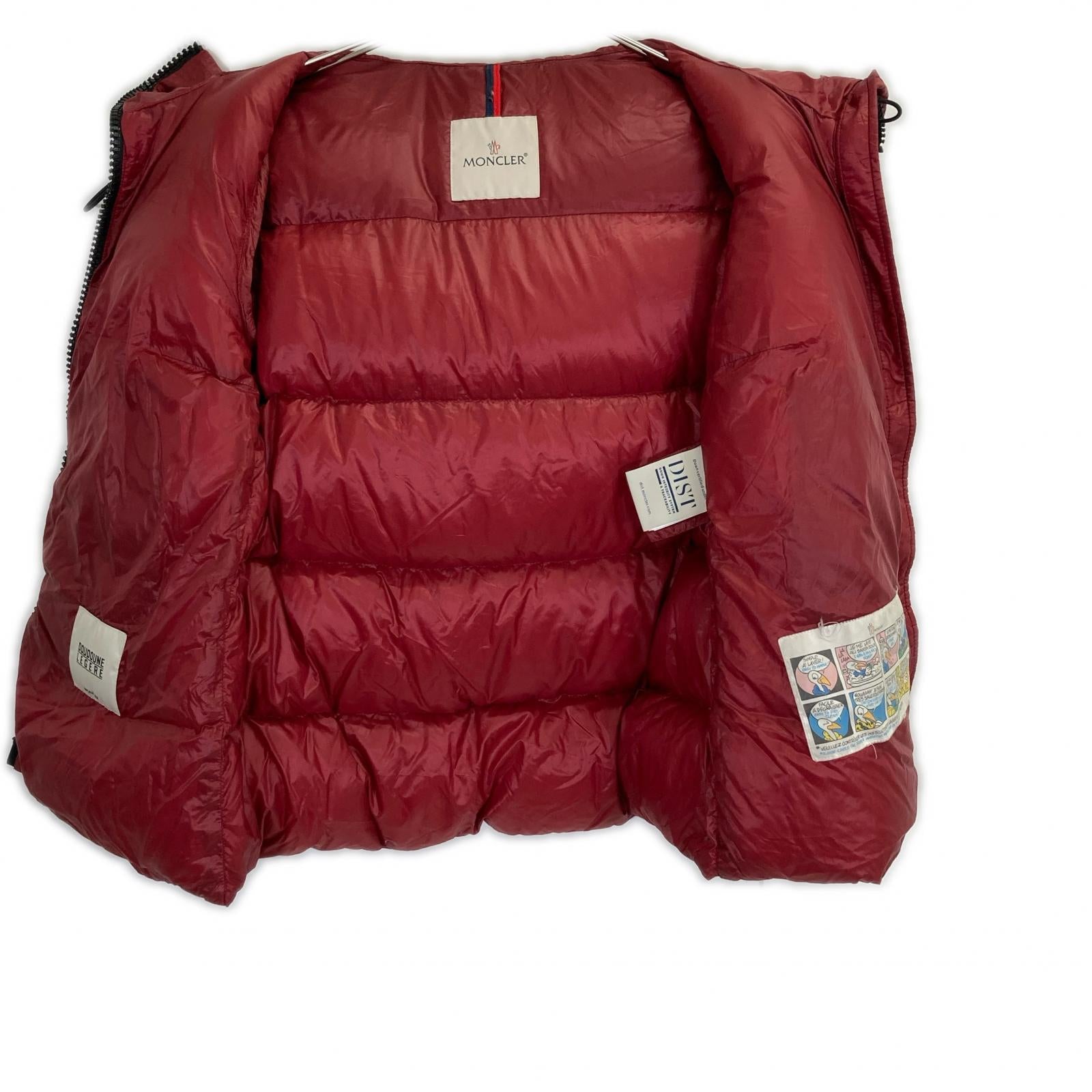 MONCLER モンクレール SERITTE セリッテ レッド フーディショートダウンジャケット ジャケット