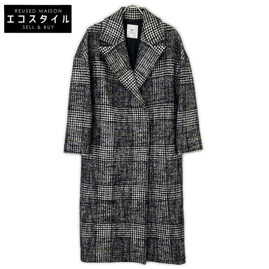 1er Arrondissement プルミエ アロンディスモン B1004AFC088 ﾐｯｸｽﾁｪｯｸ ｳｰﾙ ﾀﾞﾌﾞﾙ ﾋﾞｰﾊﾞｰｺｰﾄ コート 38