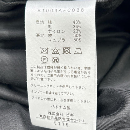 1er Arrondissement プルミエ アロンディスモン B1004AFC088 ﾐｯｸｽﾁｪｯｸ ｳｰﾙ ﾀﾞﾌﾞﾙ ﾋﾞｰﾊﾞｰｺｰﾄ コート 38