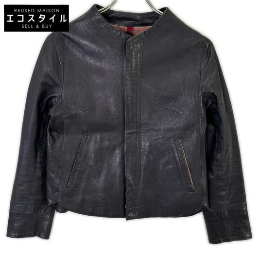 Pallas Palace パラスパレス PLJK-9546C ブラック ノーカラーラムレザージャケット ジャケット