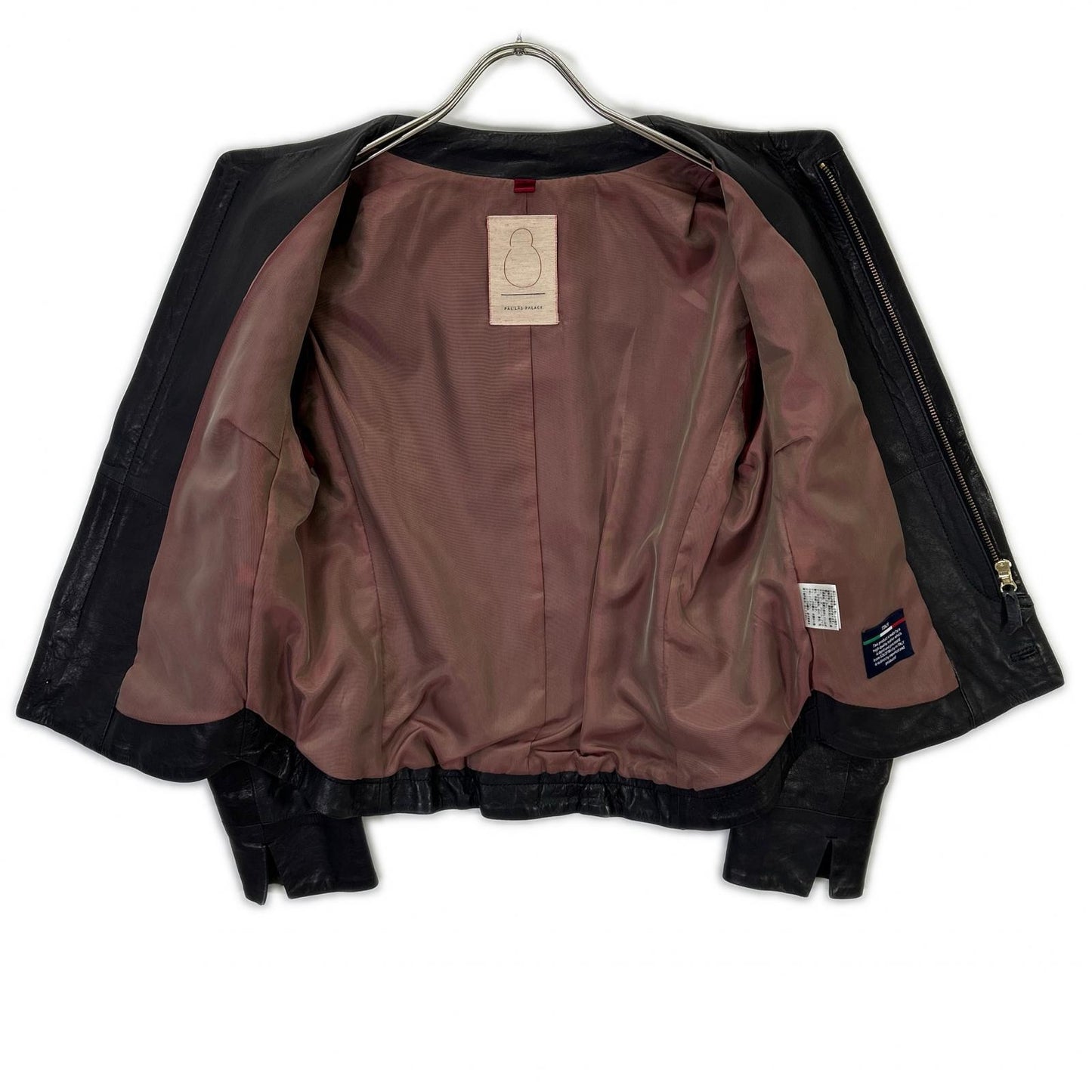 Pallas Palace パラスパレス PLJK-9546C ﾌﾞﾗｯｸ ﾉｰｶﾗｰﾗﾑﾚｻﾞｰｼﾞｬｹｯﾄ ジャケット 2