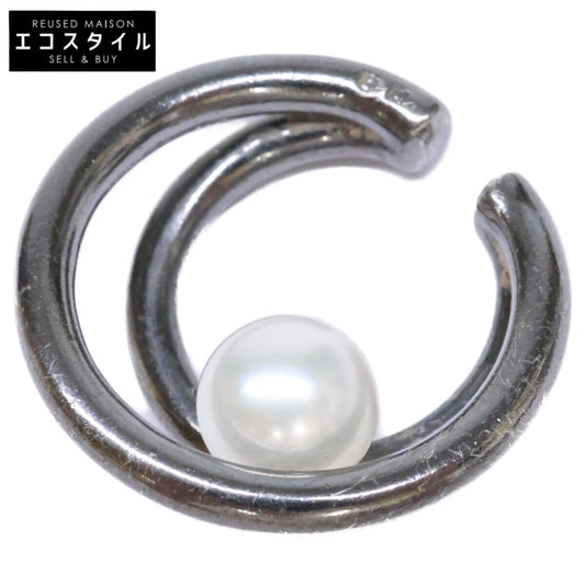MIKIMOTO PE-1772S PASSIONOIR 925 1P Akoya Pearl Ear Cuff Earring