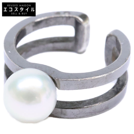 MIKIMOTO PE-1748S 925 PASSIONOIR 1P Akoya Pearl Ear Cuff Earrings