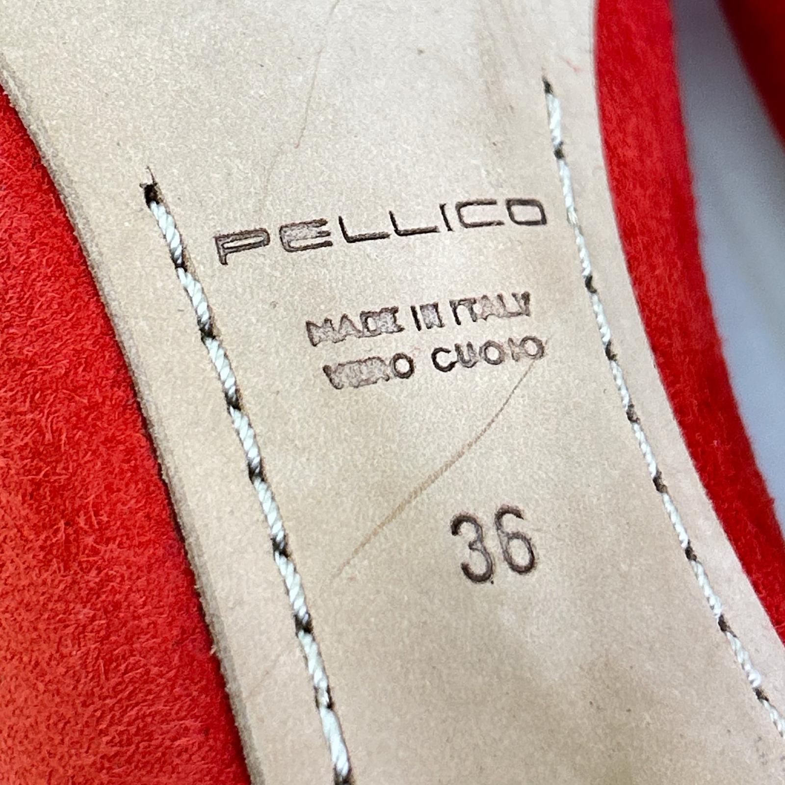 PELLICO 派丽高 【美品】ANDREA 安德烈 绒面革尖头高跟鞋