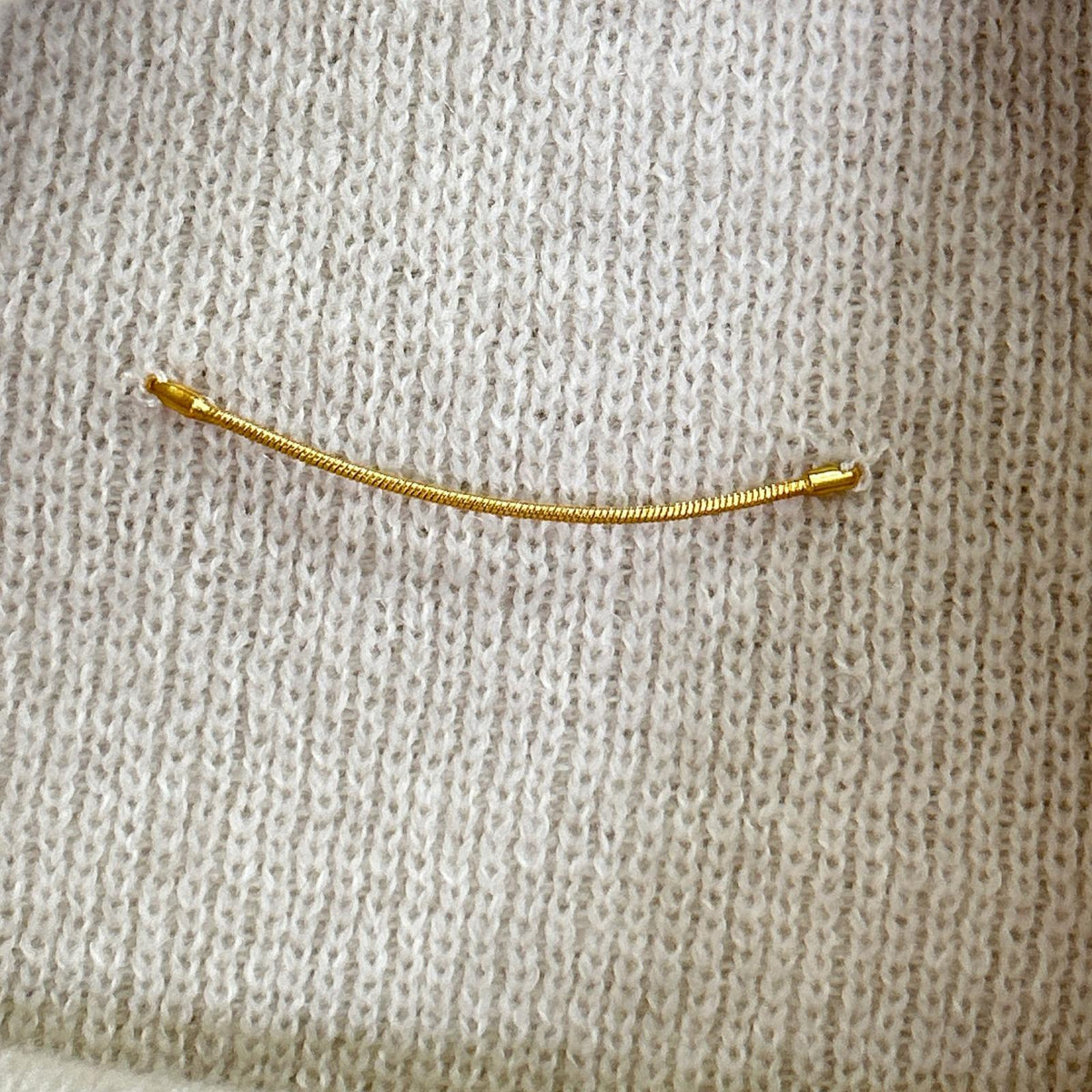 Deuxieme Classe 针织衫 米色 羊毛羊绒高领连衣裙 连衣裙 F