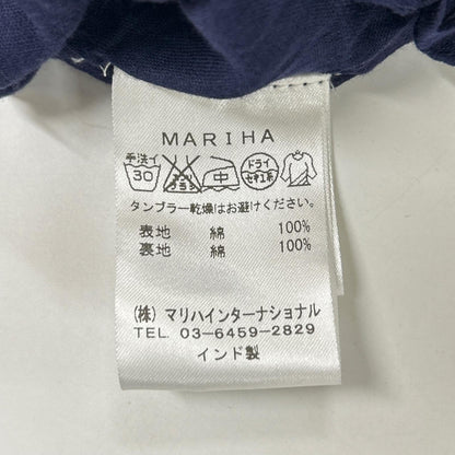 MARIHA マリハ ネイビー ベアトップ ドレスワンピース ワンピース