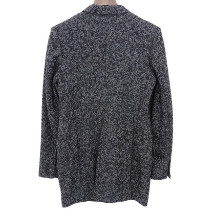 Cabana カバナ ウール ダブルブレスト ロングジャケット レディース ブラック グレー 38 19AW-JK04-1 ジャケット