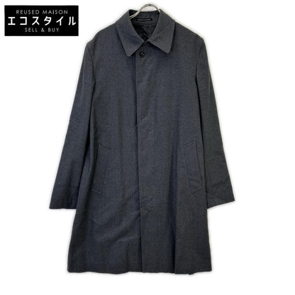 YOHJI YAMAMOTO COSTUME D’HOMME 山本耀司 男士高级定制 HC-C82-141 灰色 立领风衣 大衣