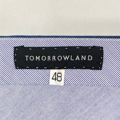 TOMORROWLAND トゥモローランド ネイビー ウール/コットン ストライプ シングルスーツ スーツ セットアップ