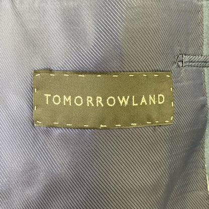 TOMORROWLAND トゥモローランド ネイビー ウール/コットン ストライプ シングルスーツ スーツ セットアップ