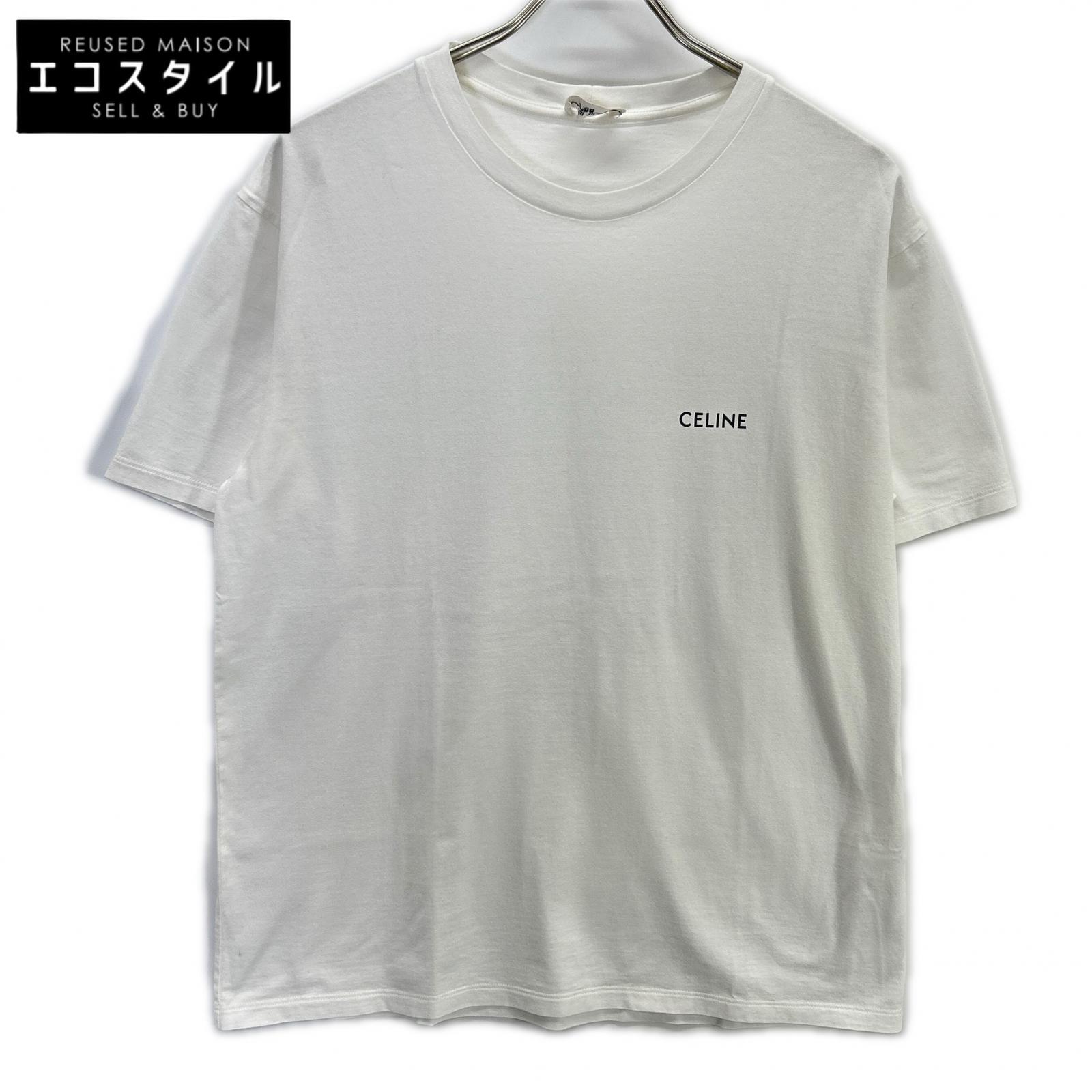 CELINE Celine 2X43C671C Logo Loose T-Shirt Top
